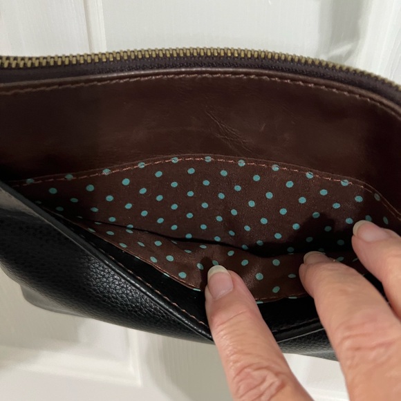 CHALA Embroidered Black and Brown and Copper Crossbody Bag JUST REDUCED!!! - Picture 6 of 8